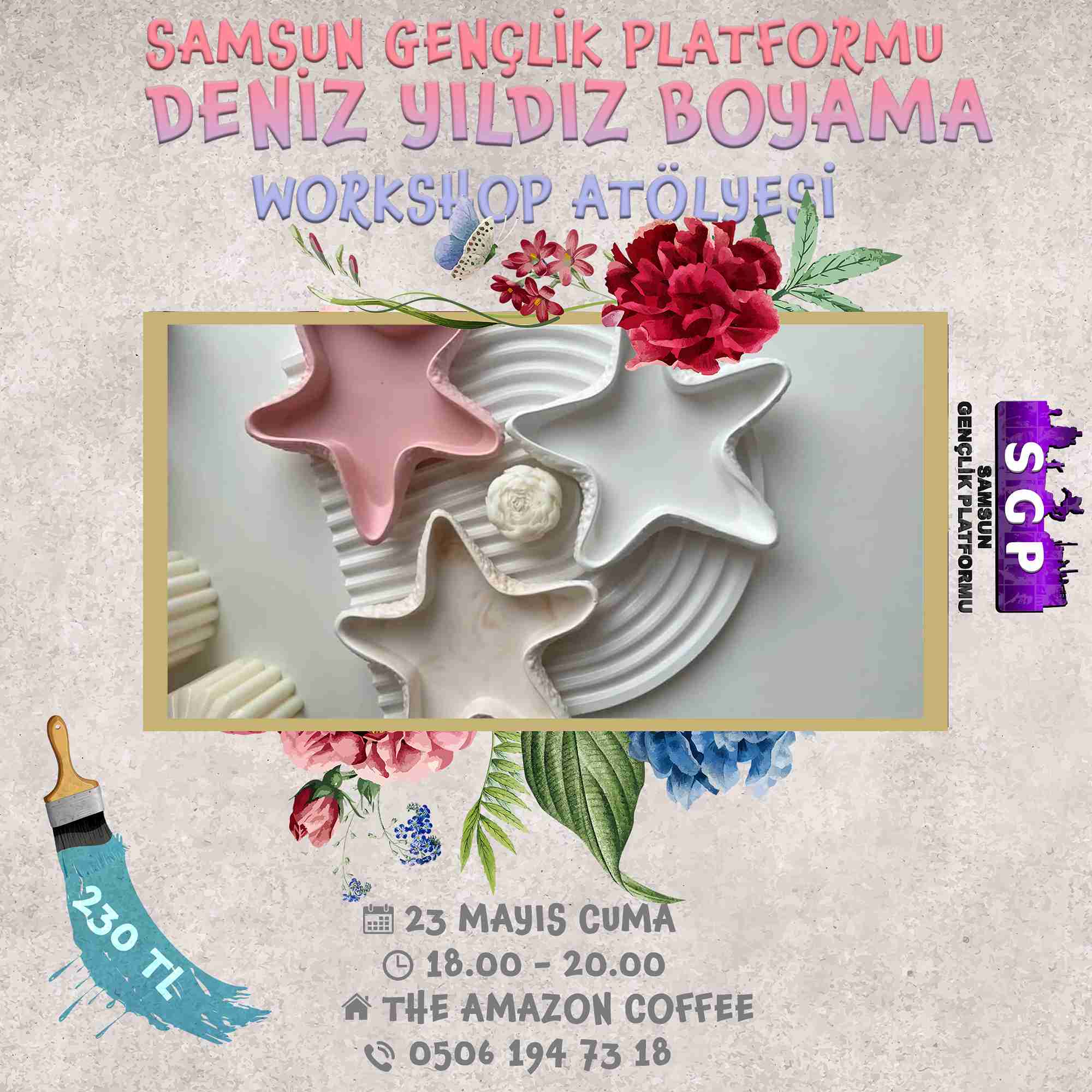 Deniz Yıldızı Boyama Workshop